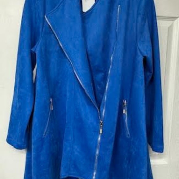 Gorgeous faux Suede jacket NWT - Picture 2 of 8